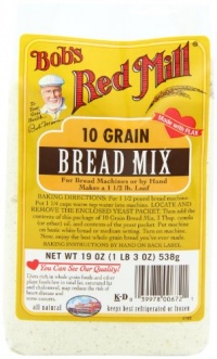 Bob's Red Mill Bread Mix 10 Grain, 19-Ounce (Pack of 4) Bob's Red Mill Bread Mix 10 Grain, 19-Ounce (Pack of 4)