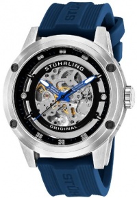 Stuhrling Original Men`s 314R.3316C51Set Leisure Zeppelin 360 Sport Automatic Skeleton Rubber Strap Set Watch Stuhrling Original Men`s 314R.3316C51Set Leisure Zeppelin 360 Sport Automatic Skeleton Rubber Strap Set Watch