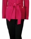 Kasper Women's Eternal City Pant Suit Rose Pink & Black