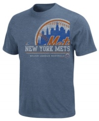 Loud and proud. Get the crowd going and cheer on your New York Mets in this MLB graphic t-shirt from Majestic. Loud and proud. Get the crowd going and cheer on your New York Mets in this MLB graphic t-shirt from Majestic.