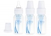 Dr. Brown's BPA Free Polypropylene Natural Flow Standard Neck Bottle, 4 oz - 3-Pack