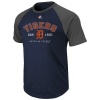 MLB Majestic Detroit Tigers Youth Junior League Raglan T-Shirt - Navy Blue