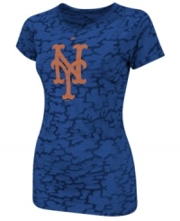 Stand out in the crowd. Your team spirit will definitely be known in this camouflage New York Mets t-shirt from Majestic. Stand out in the crowd. Your team spirit will definitely be known in this camouflage New York Mets t-shirt from Majestic.