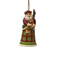 Jim Shore Heartwood Creek from Enesco Scottish Santa Christmas 4.75 IN Jim Shore Heartwood Creek from Enesco Scottish Santa Christmas 4.75 IN