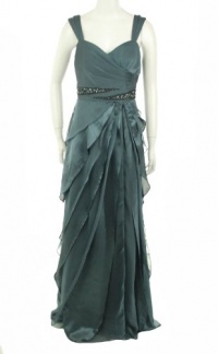 Adrianna Papell Flat Dress with Beaded Waist Dress Steam 6 Adrianna Papell Flat Dress with Beaded Waist Dress Steam 6