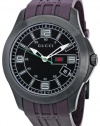 GUCCI Men's YA126203 Timeless Black Dial Watch