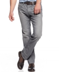 A style silver lining. These gray jeans from INC International Concepts are a break from the you denim doldrums and update your style. A style silver lining. These gray jeans from INC International Concepts are a break from the you denim doldrums and update your style.