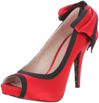 Betsey Johnson Women's Caseyy with Rhinestone Open-Toe Pump Betsey Johnson Women's Caseyy with Rhinestone Open-Toe Pump