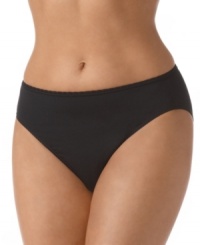 Designed to feel like next to nothing, this brief by Jockey smoothly drapes across your curves and allows you to move freely with French-cut legs. Comes in a pack of three. Style #4073 Designed to feel like next to nothing, this brief by Jockey smoothly drapes across your curves and allows you to move freely with French-cut legs. Comes in a pack of three. Style #4073