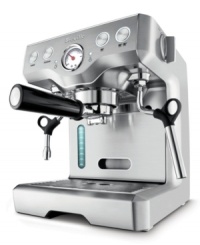 Deliver cafe-quality espresso right in your home with Breville's die-cast programmable machine. Customizable features like single and dual wall filters allow you to explore the art of crafting the perfect espresso for a blue ribbon taste, every time. One-year limited warranty. Model BES830XL. Deliver cafe-quality espresso right in your home with Breville's die-cast programmable machine. Customizable features like single and dual wall filters allow you to explore the art of crafting the perfect espresso for a blue ribbon taste, every time. One-year limited warranty. Model BES830XL.