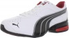 Puma Men's Tazon 5 Running Shoe,White/Black/Ribbon Red,9.5 D US