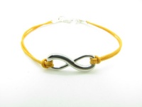 Yellow Ropes Steampunk Bracelet Antique Silver Karma Bracelet,infinity Wish Bracelet Adjustable Bracelet S-14 Yellow Ropes Steampunk Bracelet Antique Silver Karma Bracelet,infinity Wish Bracelet Adjustable Bracelet S-14
