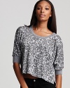 Spot on: Layer on this Splendid leopard-print top for a trend-right statement.