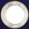 Philippe Deshoulieres Orsay Powder Blue Rim Soup Plate