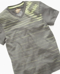 Engineering cool. He can build out his set of basics with this sharp graphic v-neck t-shirt from Epic Threads. Engineering cool. He can build out his set of basics with this sharp graphic v-neck t-shirt from Epic Threads.