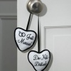 Just Married/Do Not Disturb Door Hanger