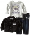 Kenneth Cole Baby-Boys Infant Jacket Tee and Jean, Assorted, 18 Months