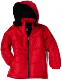 Iextreme Boys 8-20 Ripstop Puffer Hooded Jacket, Red, 18 Iextreme Boys 8-20 Ripstop Puffer Hooded Jacket, Red, 18