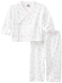 Noa Lily Baby-Girls Newborn Flower Print Kimono Set, White, 9 Months Noa Lily Baby-Girls Newborn Flower Print Kimono Set, White, 9 Months