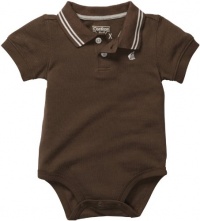 OshKosh B'Gosh Pique Polo Bodysuit - Silt OshKosh B'Gosh Pique Polo Bodysuit - Silt