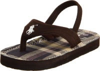 Polo by Ralph Lauren Terrence Thong Sandal (Toddler/Little Kid/Big Kid),Brown Sportbuck/Road Multi Plaid,3 M US Little Kid Polo by Ralph Lauren Terrence Thong Sandal (Toddler/Little Kid/Big Kid),Brown Sportbuck/Road Multi Plaid,3 M US Little Kid