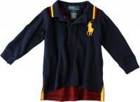 Polo Ralph Lauren Color-Block Big Pony Polo (18 Month, French Navy) Polo Ralph Lauren Color-Block Big Pony Polo (18 Month, French Navy)