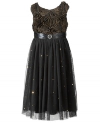 Dress her up in flashy fashion with this beautiful sparkly dress by Bloome