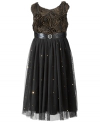 Dress her up in flashy fashion with this beautiful sparkly dress by Bloome Dress her up in flashy fashion with this beautiful sparkly dress by Bloome