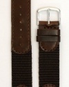 Men's Swiss Army Style Watchband - Color Brown Size: 18mm Watch Band