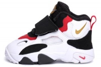 Nike Kids Toddlers Speed Turf (Td) White Gold Black Red 535737-100 7c