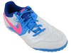 Nike Kids's NIKE JR NIKE5 BOMBA SOCCER SHOES 6 Kids US (WHITE/PINK FLASH/BLUE GLOW)