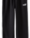 PUMA Boy's Fleece Pants, Black, L (14/16)