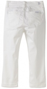 7 For All Mankind Girls 7-16 Skinny Crop And Roll Legging, Clean White, 10 7 For All Mankind Girls 7-16 Skinny Crop And Roll Legging, Clean White, 10