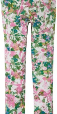 7 For All Mankind Girls 7-16 The Skinny Silhouette, Kauai Floral, 7 7 For All Mankind Girls 7-16 The Skinny Silhouette, Kauai Floral, 7