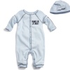 Guess Boy 0-9 Months 2Fer Coverall (6-9 M, Blue)