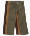 A great basic from Tommy Hilfiger: Soft and sturdy corduroy pants with the same five-pocket styling as his favorite jeans.