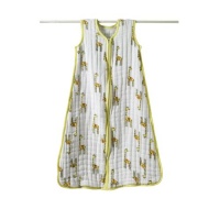 aden + anais Cozy Slumber Muslin Four Layer Sleeping Bag, Jungle Jam - Giraffe, Medium aden + anais Cozy Slumber Muslin Four Layer Sleeping Bag, Jungle Jam - Giraffe, Medium