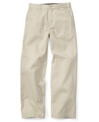 There's no questioning a classic: these Tommy Hilfiger khakis are a forever favorite.