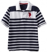 U.S. Polo Assn. Boys 8-20 Engineered Stripe Polo U.S. Polo Assn. Boys 8-20 Engineered Stripe Polo