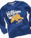 Your little tiger will dig this cool graphic thermal from Tommy Hilfiger.