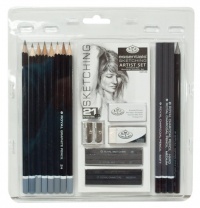 Royal & Langnickel Essentials Sketching Pencil Set, 21-Piece Royal & Langnickel Essentials Sketching Pencil Set, 21-Piece