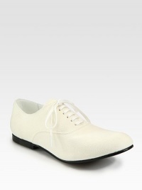 Effortlessly posh, this menswear-inspired leather lace-up essential will infuse your wardrobe with retro vibes. Leather upperLeather liningRubber solePadded insoleImported Effortlessly posh, this menswear-inspired leather lace-up essential will infuse your wardrobe with retro vibes. Leather upperLeather liningRubber solePadded insoleImported