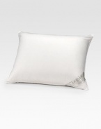Experience the luxury of a good night's sleep, with this plush, cozy goose down pillow encased in a finespun cotton sateen cover.Decorative piped edge15-inch baffled construction20 X 26100% Polish goose down fill100% German cotton sateen down-proof cover700+ fill powerMachine washMade in USA