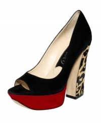 Leave an unforgettable impression after you walk away. The Alessandra pumps by Boutique 9 get the job done with stunning uppers and a sexy, chunky heel. Leave an unforgettable impression after you walk away. The Alessandra pumps by Boutique 9 get the job done with stunning uppers and a sexy, chunky heel.