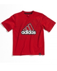 You can't beat this basic tee from adidas for classic field-ready style. You can't beat this basic tee from adidas for classic field-ready style.