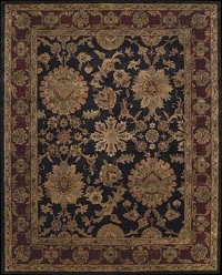 Nourison Rugs Jaipur Collection JA18 Black Rectangle 7'9 x 9'9 Area Rug