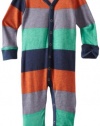 Splendid Littles Baby-boys Infant Colorblock Rugby Romper, Preston, 6-12 Months