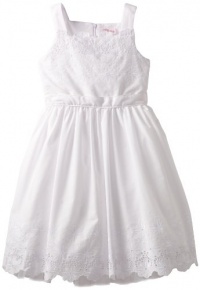 Bloome Girls 7-16 Plus Size Eyelet Occasion Dress, White, 14.5 Bloome Girls 7-16 Plus Size Eyelet Occasion Dress, White, 14.5