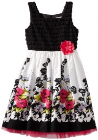 Bloome Girls 7-16 Plus Size Floral Occasion Dress, Black/Pink , 16.5 Bloome Girls 7-16 Plus Size Floral Occasion Dress, Black/Pink , 16.5