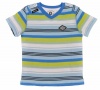 Akademiks Aquamarine Stripped Short-Sleeve Boys T-Shirt (4)